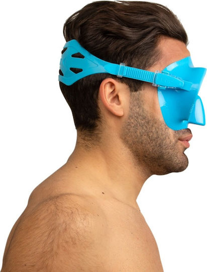 Seac Mantra Tauchmasken Silikon Hellblaue