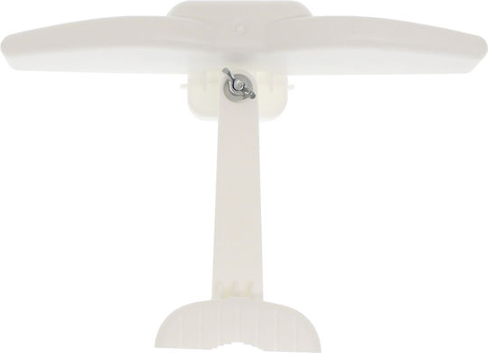 Mistral Super Mini Antenna 0317 Outdoor TV Antenna (Does not Require Power Supply) White