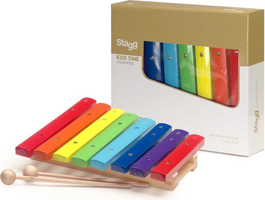 Stagg Colour-coded Key Xylophone 8 Keys