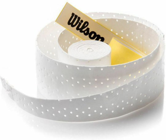 Wilson Perforated Overgrip Λευκά 12τμχ