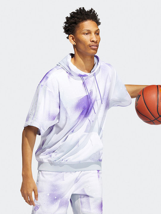 Donovan Mitchell Shooter Sweatshirt mit Kapuze Lila