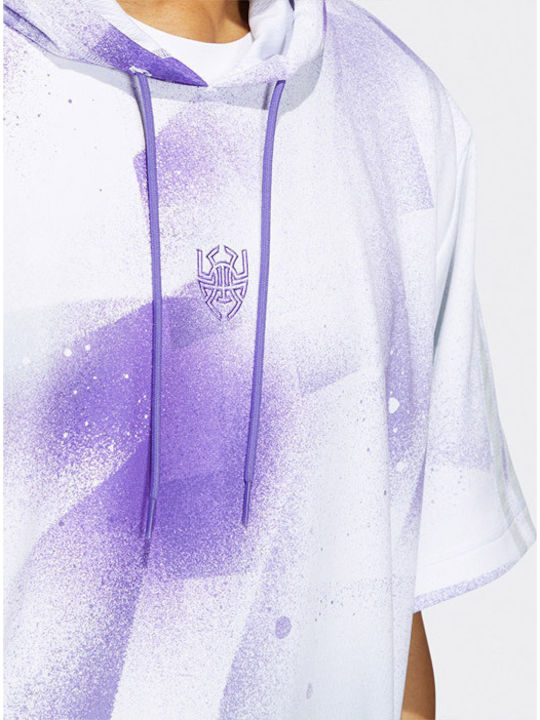 Donovan Mitchell Shooter Sweatshirt mit Kapuze Lila