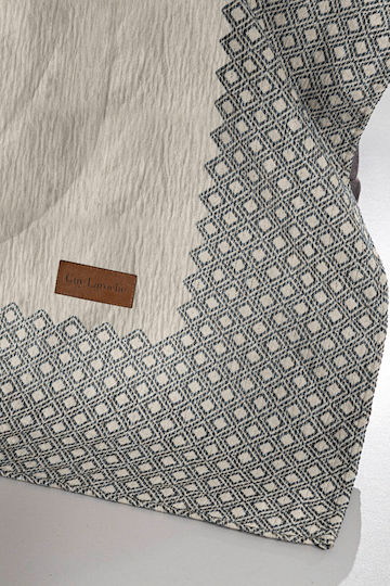Guy Laroche Ριχτάρι Τριθέσιου Καναπέ Δύο 'Οψεων Zircon 180x300εκ. Grey