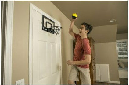 SKLZ Pro Hoop Micro Indoor Mini Basketball with Springs