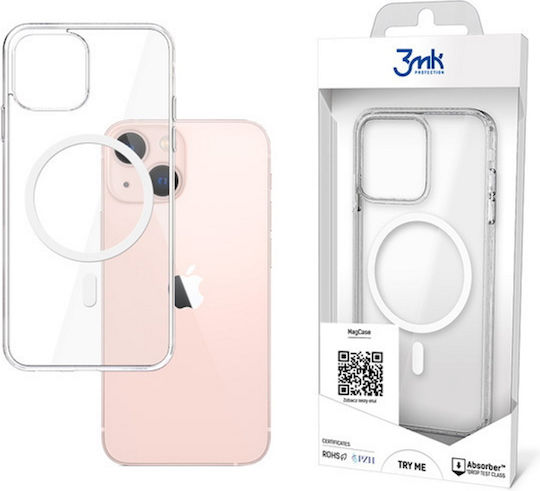 3MK MagCase Umschlag Rückseite Silikon 1.5mm Transparent (iPhone 12 mini)