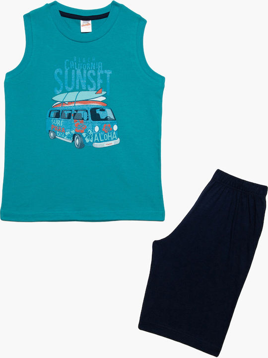 Minerva Kids' Pajamas Summer California Minerva Kids' Pajamas Summer California