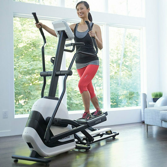 Horizon Fitness Andes 3 Mașină eliptică electromagnetică cu disc 7kg pentru utilizator până la 136kg