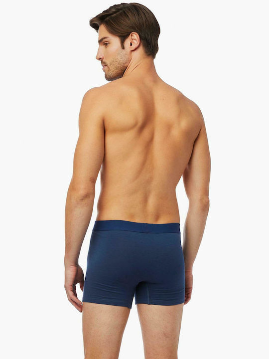 Taurus Ανδρικά Μποξεράκια Μπλε με Σχέδια 2Pack