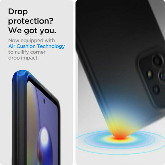 Spigen Thin Fit Задна корица Силикон 1.55мм Черен (Galaxy A53)