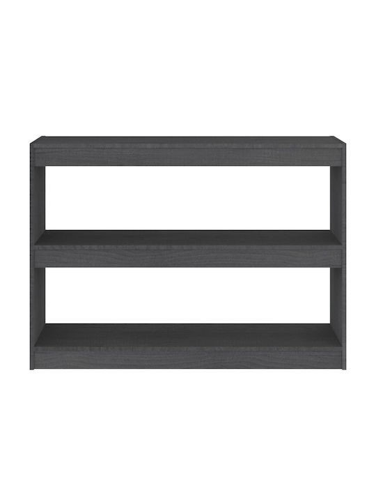 Bookcase Gray 100x30x71.5cm