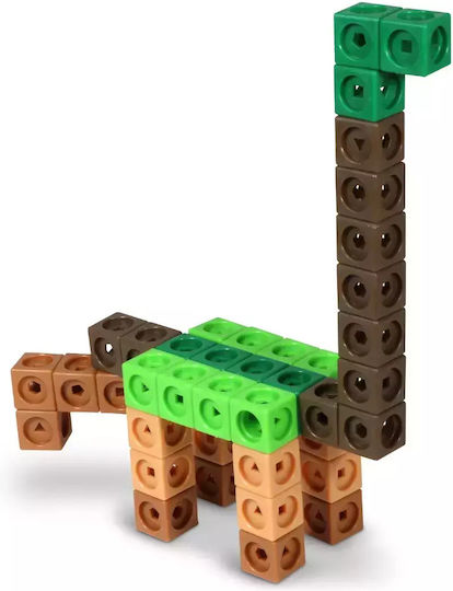 Learning Resources MathLink Cubes Early Maths Dino Time STEM Εκπαιδευτικό Παιχνίδι Γνώσεων για 5+ Ετών