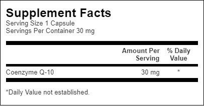 Swanson CoQ 10 30mg 60 κάψουλες