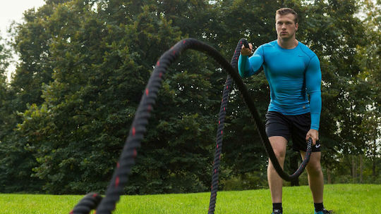 Tunturi Battle Rope 14TUSCF002 Battle Rope με Μήκος 9m