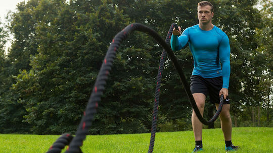 Tunturi Battle Rope 14TUSCF004 Crossfit Ropes with Length 15m