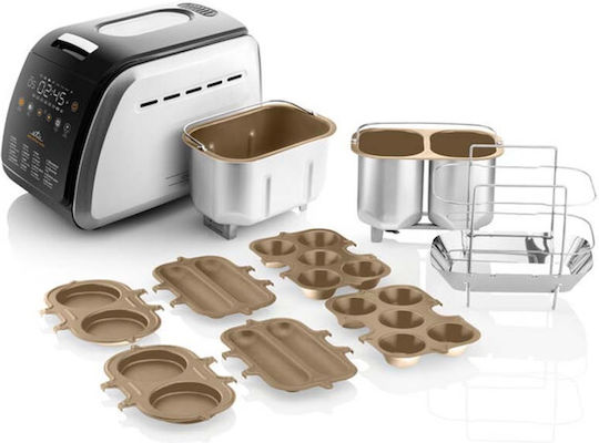 ETA Delicca II Max Bread Maker 850W with Container Capacity 1500gr and 16 Baking Programs