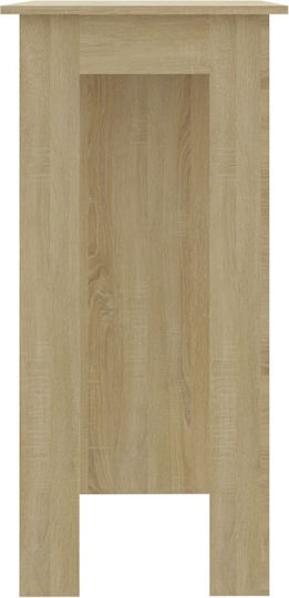 Sonoma Oak Wooden Bar Table Sonoma 102x50x103.5cm