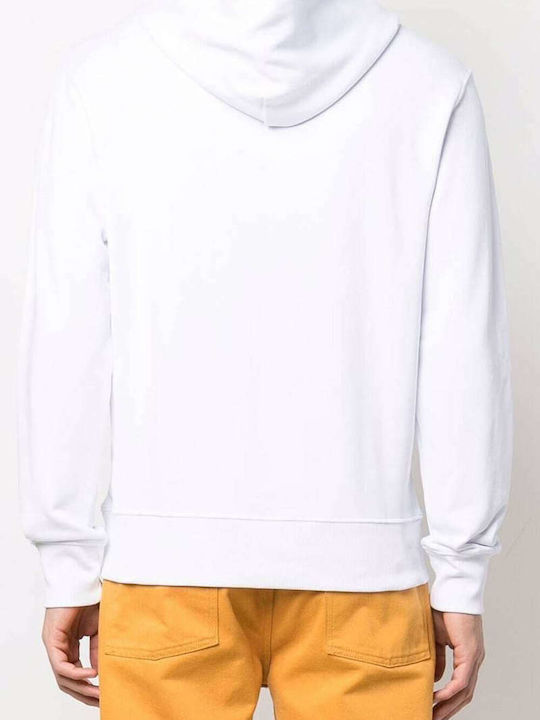 Versace Men's Sweatshirt with Hood White