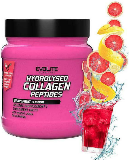 Evolite Hydrolyzed Collagen Peptides 300gr Grapefruit