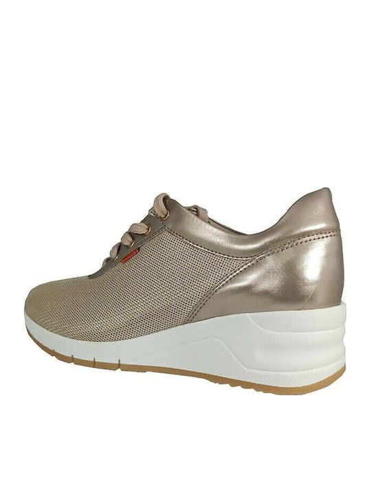 Damen Anatomisch Sneakers Gold