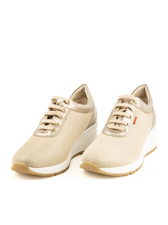 Damen Anatomisch Sneakers Gold