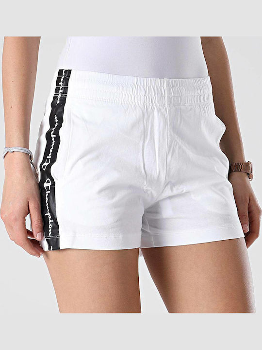 Femei Talie înaltă Pantaloni scurți Pantaloni scurți Alb