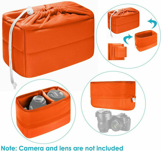 Neewer Shock-Mount Pouch Φωτογραφικής Μηχανής Πορτοκαλί