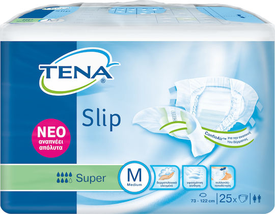 Tena Slip Super Πάνες Ακράτειας Medium 3x25τμχ