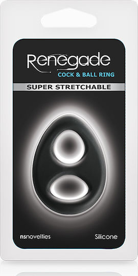 Ns Novelties Renegade Romeo Soft Ring Cock Ring Schwanz Silikon Schwarz