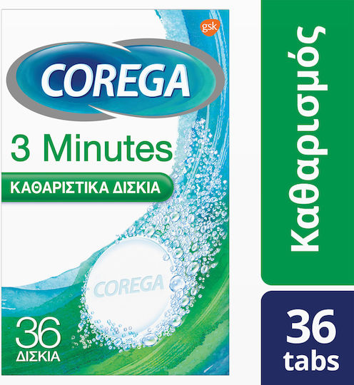 Corega 3 Minutes Cleanser 36 Tabs