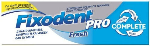 Fixodent Pro Fresh Στερεωτική Κρέμα 47gr
