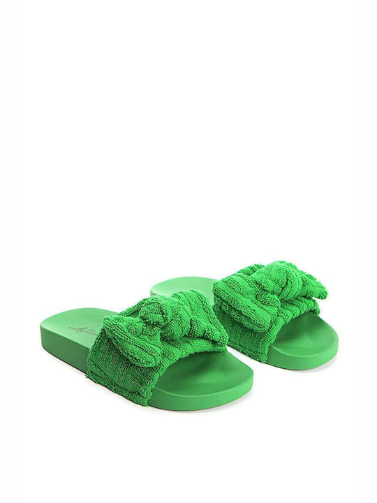 Keep Fred JEL-016 Women's Slides Green