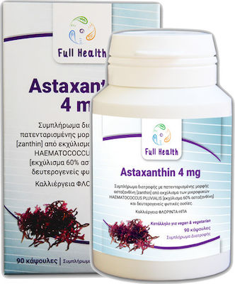 Full Health Astaxanthin 4mg 90 veg. Kappen