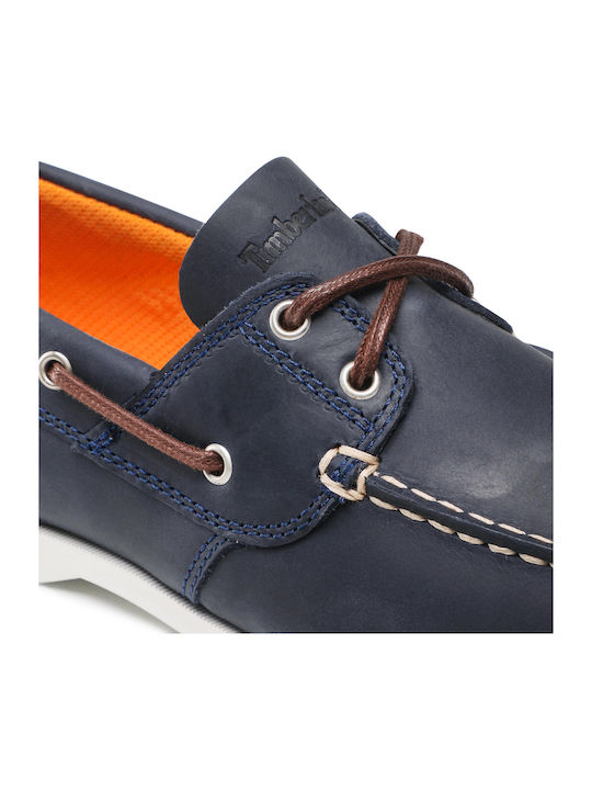 Cedar Leder Herren Mokassins in Blau Farbe