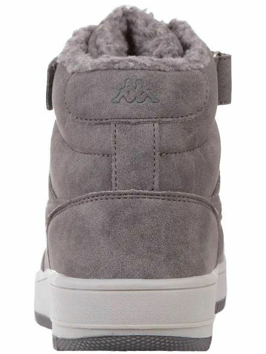 Bash Mid Fur Boots Gray