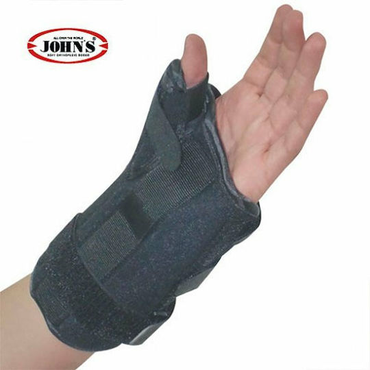 Johns 23928 Antebraț Guler Partea dreaptă cu degetul mare în Negru Culoare