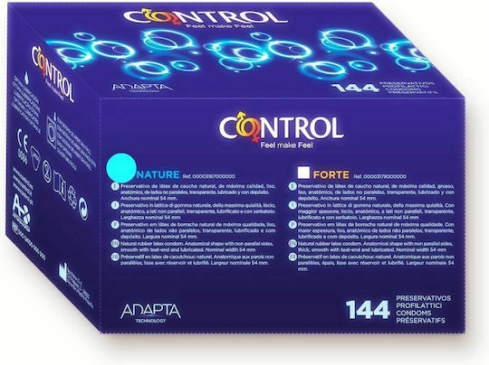 Control Feel Make Feel Condoms Nature 144 pcs 54mm Natural