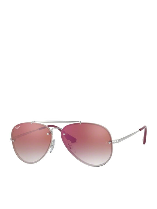 Ray Ban Ochelari De Soare Pentru Copii Cu Oglindă Lentilă Argintie RB9548SN 212/V0