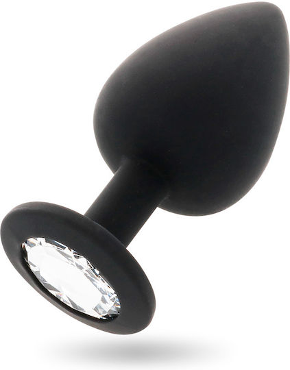 Intense Shelki Anal Plug Large Black 9.2cm