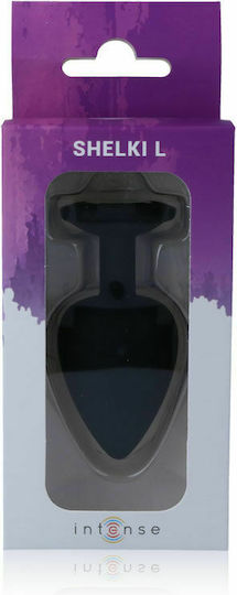 Intense Shelki Анална тапа Large Черна 9.2см