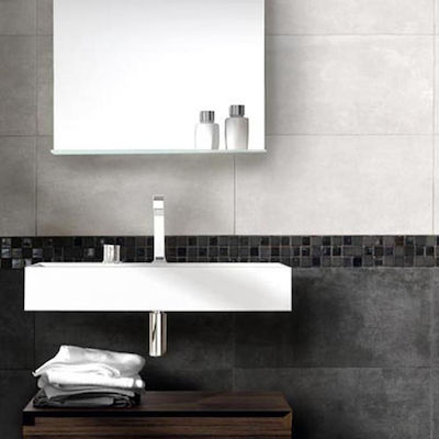 Stn Ceramica Smart Kitchen Wall / Bathroom Matte Ceramic Tile 50x25cm Grafito
