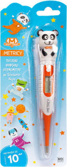Metricy Happy Heroes Baby Digital Armpit Thermometer Orange