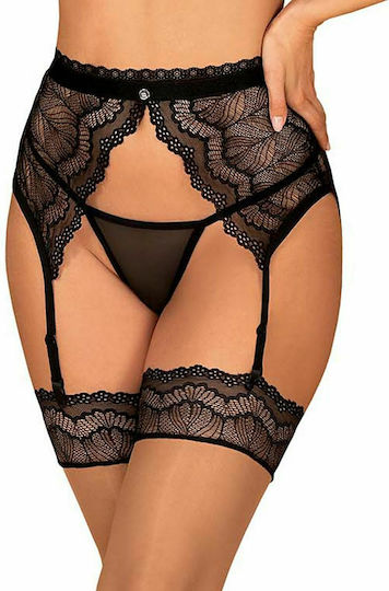 Obsessive Isabellia Ζαρτιέρες με Δαντέλα Garter Belt Black