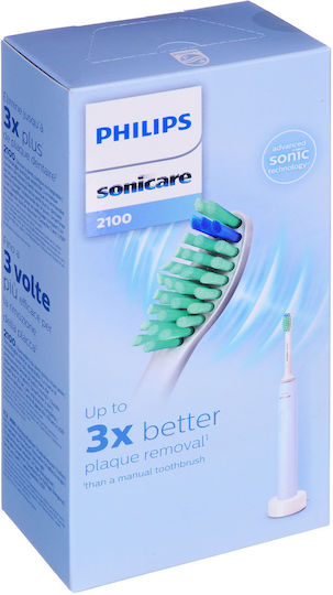 Philips Sonicare DailyClean 2100 Electric Toothbrush with Timer Light blue