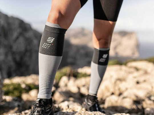 Compressport R2 V2 Συμπιεστικό Γάμπας Grey Melange