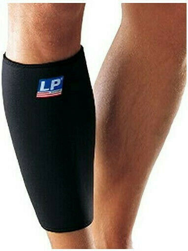 LP Support 718 Elastic Calf Support Black