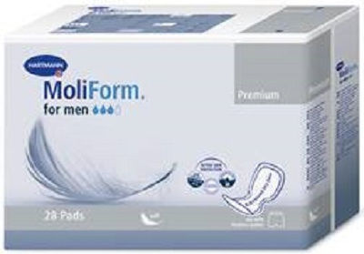 Hartmann Molicare Premium Form Men Extra Plus Ανδρικές Σερβιέτες Ακράτειας Κανονικής Ροής 6 Σταγόνες 28τμχ