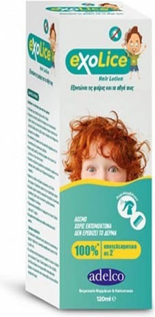 Adelco ExoLice Αντιφθειρική Λοσιόν για Παιδιά 120ml
