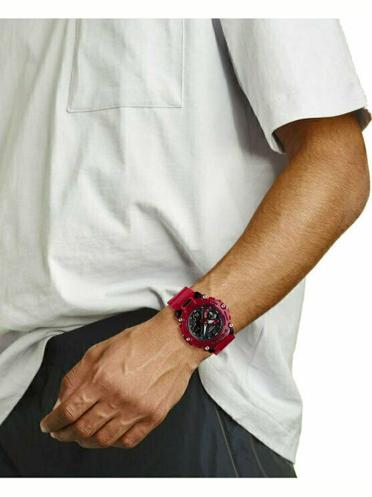 Casio G-Shock Ρολόι Μπαταρίας με Καουτσούκ Λουράκι