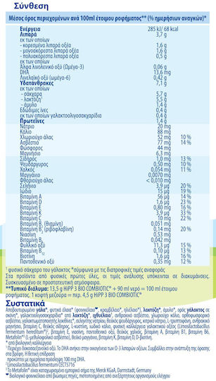 Hipp Γάλα σε Σκόνη Bio Combiotic 3 για 12+ Μηνών 600gr