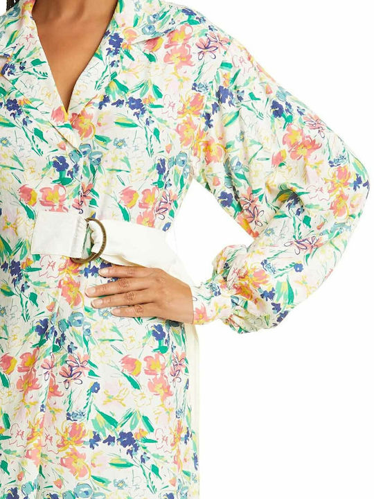 Daisy Rings Summer Midi Dress Wrap Floral